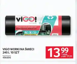 Selgros VIGO Worki na śmieci oferta