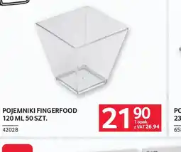 Selgros Pojemniki Fingerfood oferta