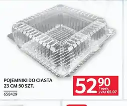 Selgros Pojemniki do ciasta oferta