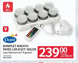 Selgros Duni Komplet małych świec LED oferta