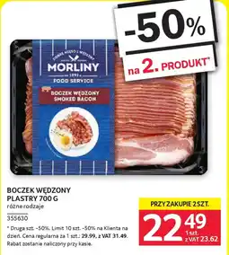 Selgros Morliny Boczek wędzony plastry oferta
