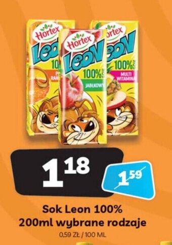 Delfin Sok Leon 100% 200ml oferta