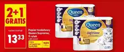 Biedronka PAPIER TOALETOWY QUEEN SUPREME, 9 ROLEK oferta