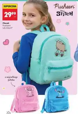 Biedronka Plecak Pusheen lub Stitch oferta