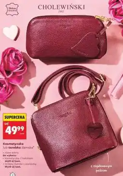 Biedronka Kosmetyczka lub torebka damska oferta