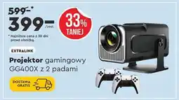 Biedronka Projektor gamingowy GG400X z 2 padami oferta