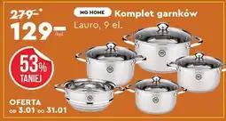 Biedronka Komplet garnków Lauro, 9 el oferta