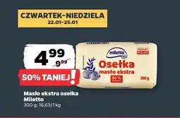 Netto Masło ekstra osełka Miletto oferta