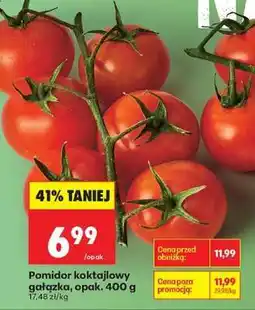 Biedronka Pomidor koktajlowy gałązka opak 400 g oferta