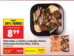 Biedronka Wątróbka z indyka z cebulką Wolno Gotowane Kraina Mięs 400 g oferta