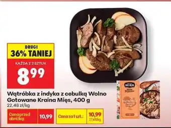 Biedronka Wątróbka z indyka z cebulką Wolno Gotowane Kraina Mięs 400 g oferta