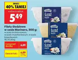 Biedronka Filety śledziowe w sosie Marinero, 300 g oferta