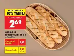 Biedronka Bagietka czosnkowa 165 g oferta
