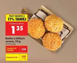 Biedronka bułka z żółtym serem , 70 g oferta