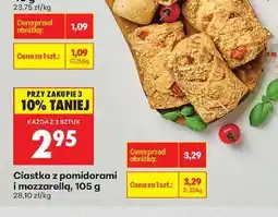 Biedronka Ciastko z pomidorami i mozzarellą, 105 g oferta