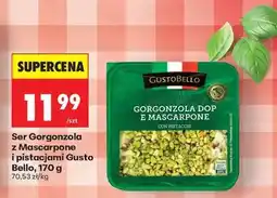 Biedronka Ser Gorgonzola z Mascarpone i pistacjami Gusto Bello, 170 g oferta