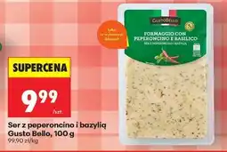 Biedronka Ser z peperoncino i bazylią Gusto Bello, 100 g oferta