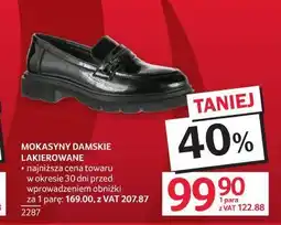 Selgros Mokasyny damskie lakierowane oferta
