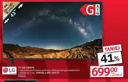 Selgros TV LED 43UR778 LG oferta