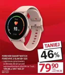Selgros FOREVER SMARTWATCH FOREVIVE 2 SLIM SB-325 oferta