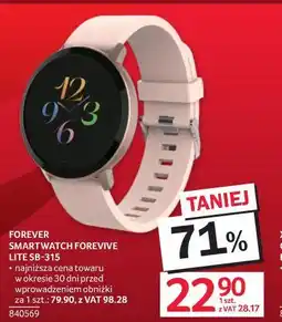 Selgros FOREVER SMARTWATCH FOREVIVE LITE SB-315 oferta