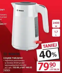 Selgros Bosch Czajnik TWK2M161 oferta