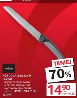 Selgros Nóż do chleba 20 cm Reviso oferta