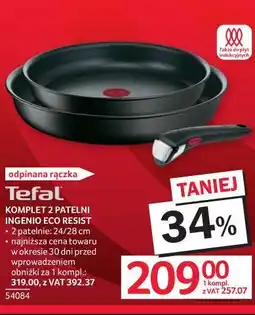 Selgros Komplet patelni Ingenio Eco Resist (Tefal) oferta