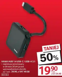 Selgros Hama HUB 1:4 USB-C/USB-A 3.1 oferta