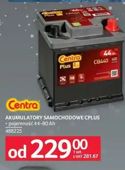 Selgros Akumulatory samochodowe Centra Plus oferta