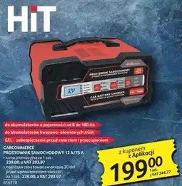 Selgros Prostownik samochodowy Carcommerce 12V 7.5A oferta