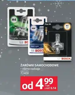 Selgros Żarówki samochodowe BOSCH oferta