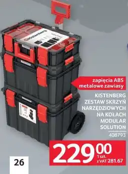 Selgros KISTENBERG ZESTAW SKRZYNEK NARZĘDZIOWYCH MODULAR SOLUTION oferta