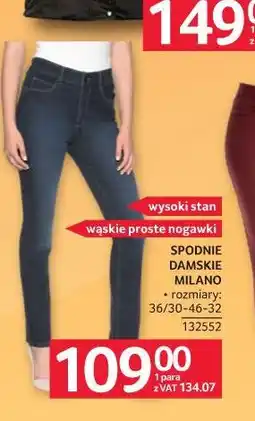Selgros SPODNIE DAMSKIE MILANO oferta