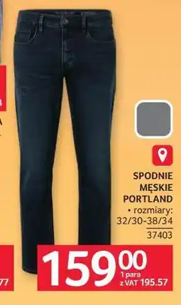 Selgros SPODNIE MĘSKIE PORTLAND oferta