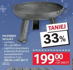 Selgros Palenisko Sicilia II oferta