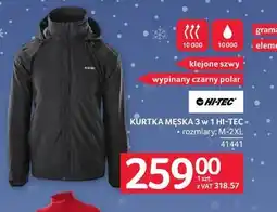 Selgros KURTKA MĘSKA 3 W 1 HI-TEC (rozmiary: M-2XL) oferta