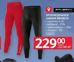 Selgros SPODNIE DAMSKIE I MĘSKIE BRUBECK (rozmiary: S-XL (damskie), S-2XL (męskie)) oferta