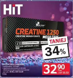 Selgros CREATINE MEGA CAPS OLIMP oferta