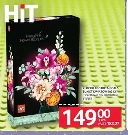 Selgros Klocki LEGO Botanicals Bukiet Kwiatów 10342 oferta