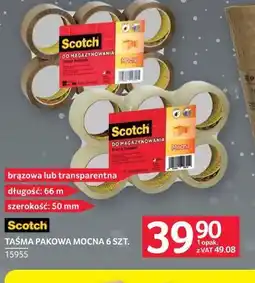 Selgros Scotch taśma pakowa mocna 6 szt oferta