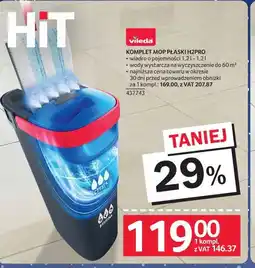 Selgros Vileda Komplet Mop Płaski H2PRO oferta