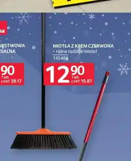 Selgros Vileda Miotła z Kijem Czerwona oferta