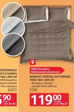 Selgros Komplet pościeli satynowej Vera 160 x 200 cm oferta