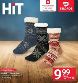 Selgros Skarpetki góralskie oferta