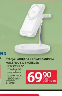Selgros Samsung Stacja ładująca z powerbankiem MACS-100 W 5+ FOREVER oferta