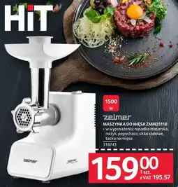 Selgros Zelmer Maszynka do mięsa ZMM3511B oferta