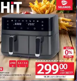Selgros Profi Cook Frytownica Air Fryer PC-FR 1295 H oferta