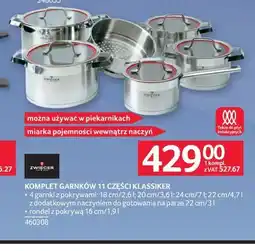 Selgros Komplet garnków 11 części Klassiker oferta