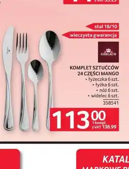 Selgros Komplet sztućców 24-częściowy oferta